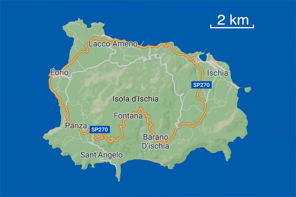 Ischia map